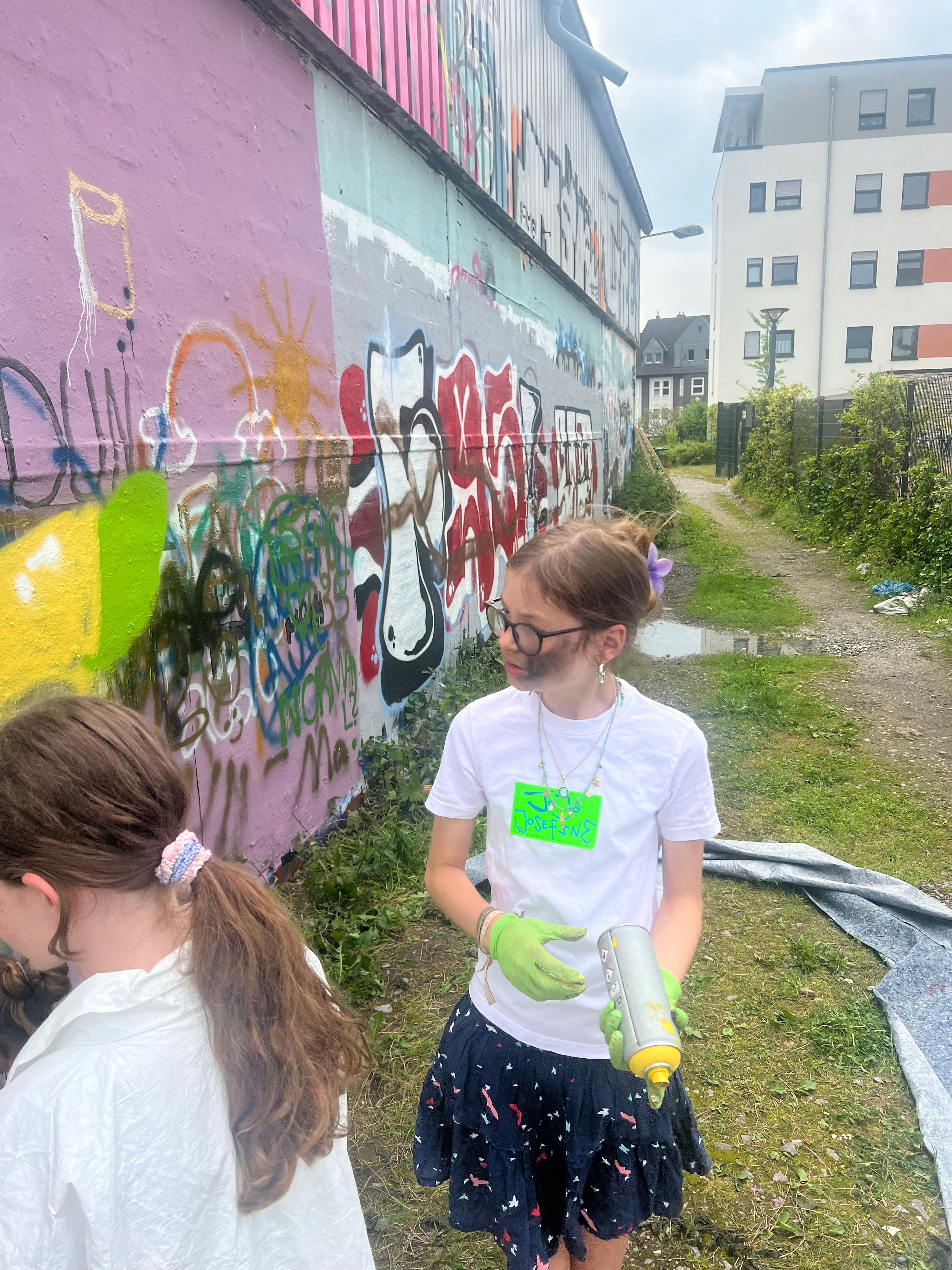 Gemeinsamer Graffiti-Workshop mit Enrico von mal was anderes .vip