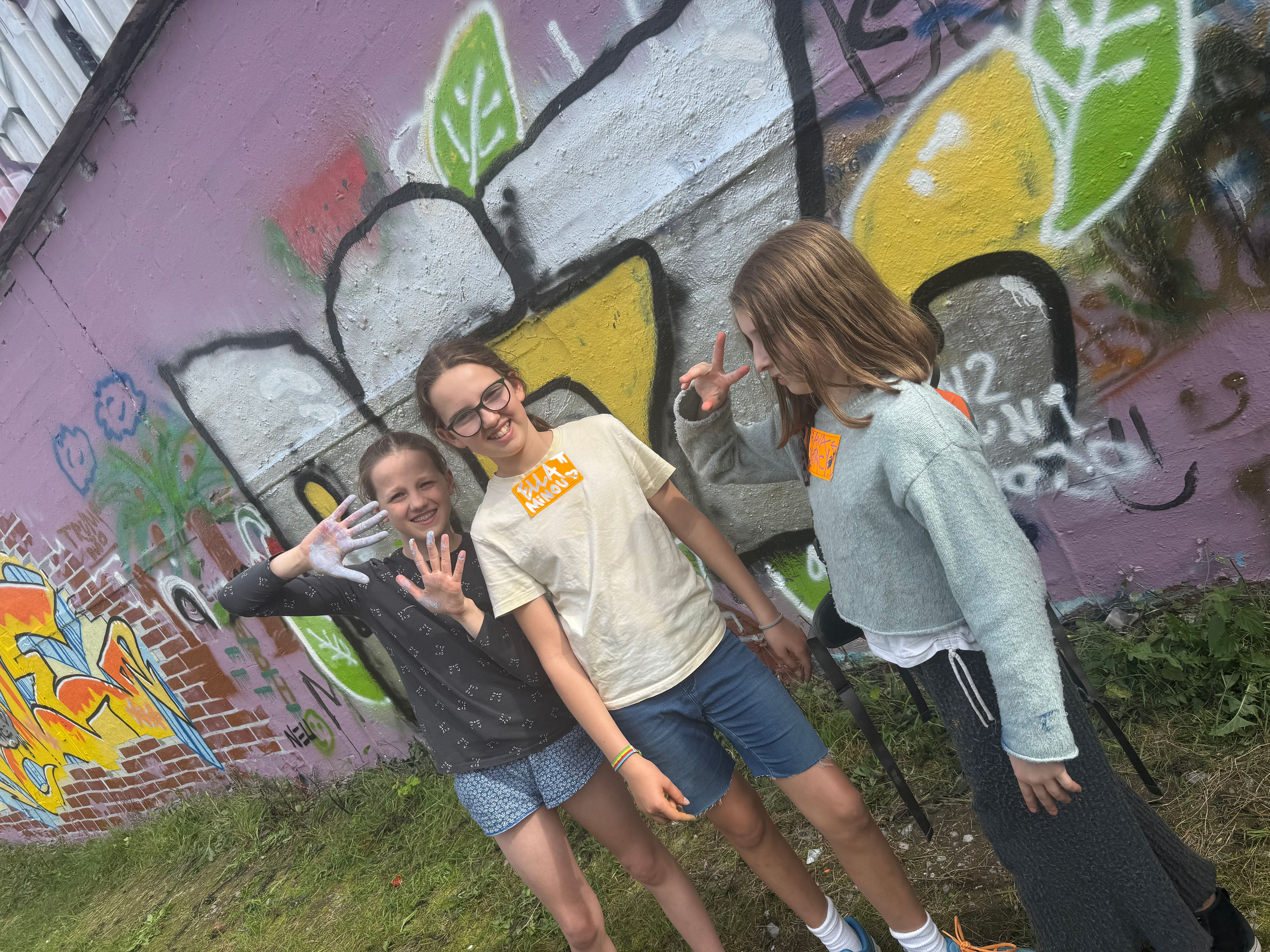 Gemeinsamer Graffiti-Workshop mit Enrico von mal was anderes .vip