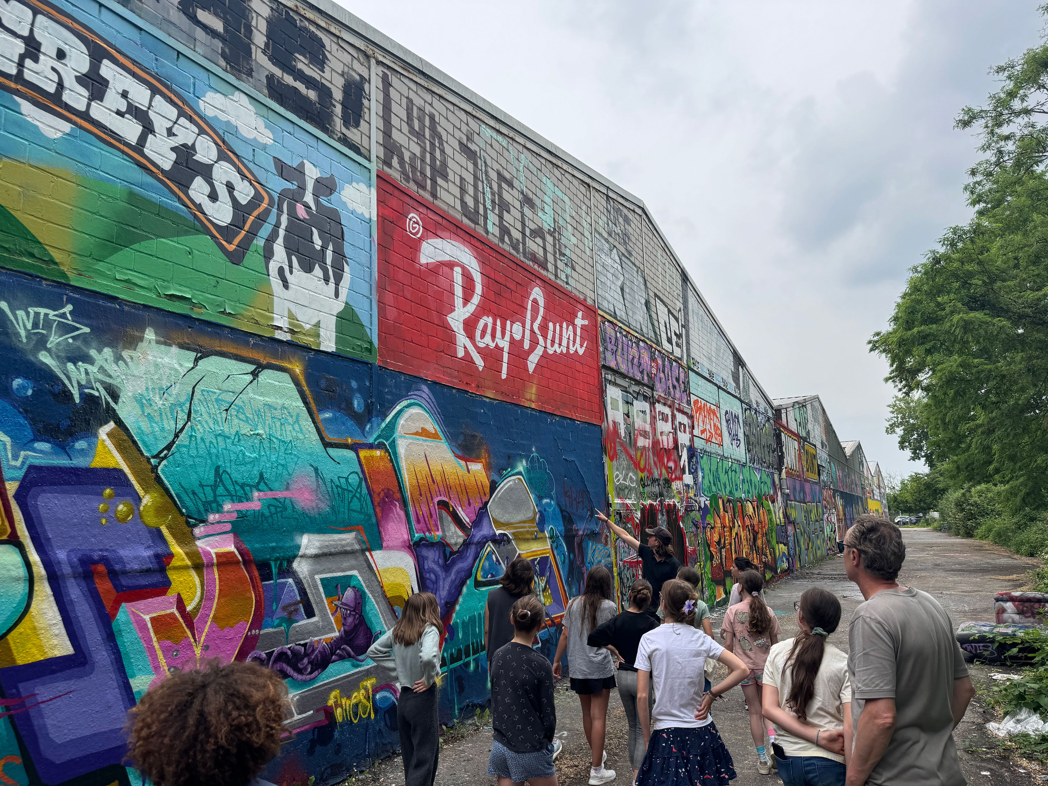 Gemeinsamer Graffiti-Workshop mit Enrico von mal was anderes .vip